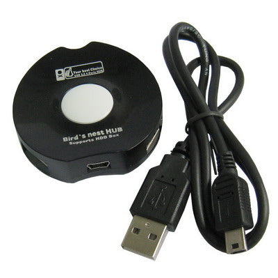 4 Port USB 2.0 HUB(Black)