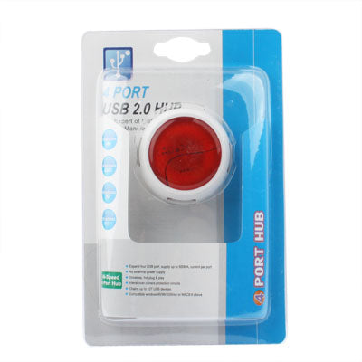 Hi-speed 4 Ports USB 2.0 HUB, Plug and Play
