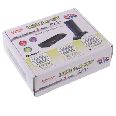 Super Speed 5 Gbps Network Server Shape 3-Port USB 3.0 HUB with Stand,Supports TF / Micro SD / MS / M2 / CF series