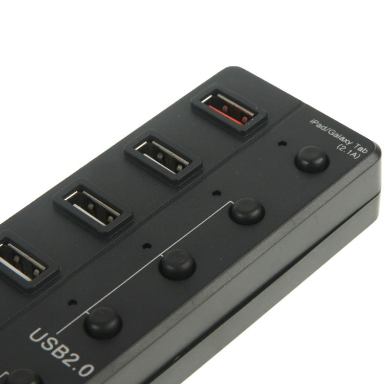 5Gbps Super Speed 8 Ports USB HUB with LED Indication & Power Switches