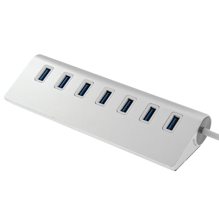 High Speed 5Gbps 7 Ports USB 3.0 HUB Portable Aluminum USB Splitter, Support 2TB