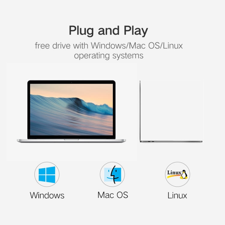 High Speed 480Mbps 4 Ports USB 2.0 HUB Portable USB Splitter with Blue Indicator