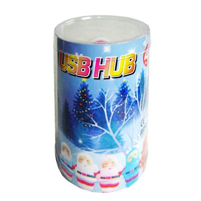 USB HUB 7- Color Santa Claus