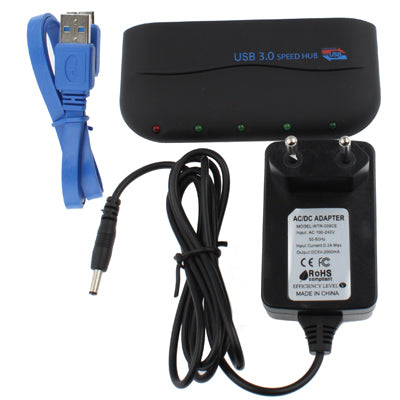 USB 3.0 4 Port HUB up to Super High Speed 5Gbps Support Win7