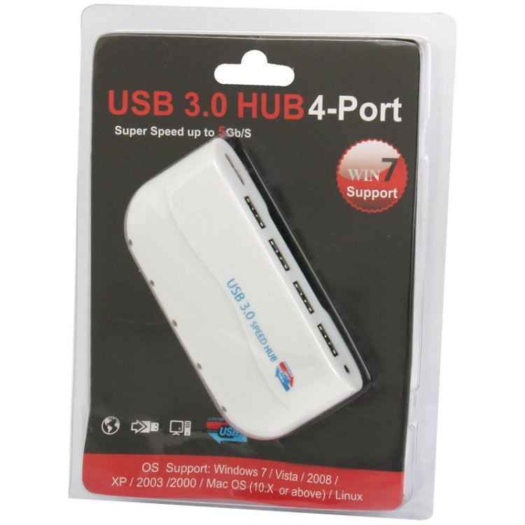 Super Speed 4-port USB 3.0 HUB with Pilot Light