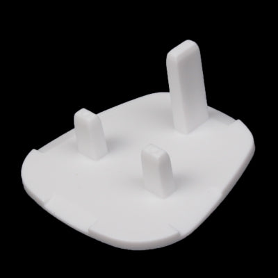 3 Flat Pins Electric Socket Covers Baby Safety Anti Electronic Current Shock Insulation Tool (5pcs in One Packaging, The Price is for 5pcs)