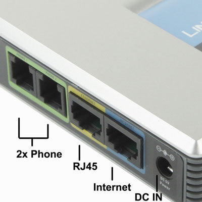Unlocked LINKSYS SPA9000 VOIP SIP PBX Phone Adapter