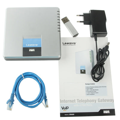 Unlocked LINKSYS SPA400 VOIP PSTN Phone Adapter with 4x FXO Ports
