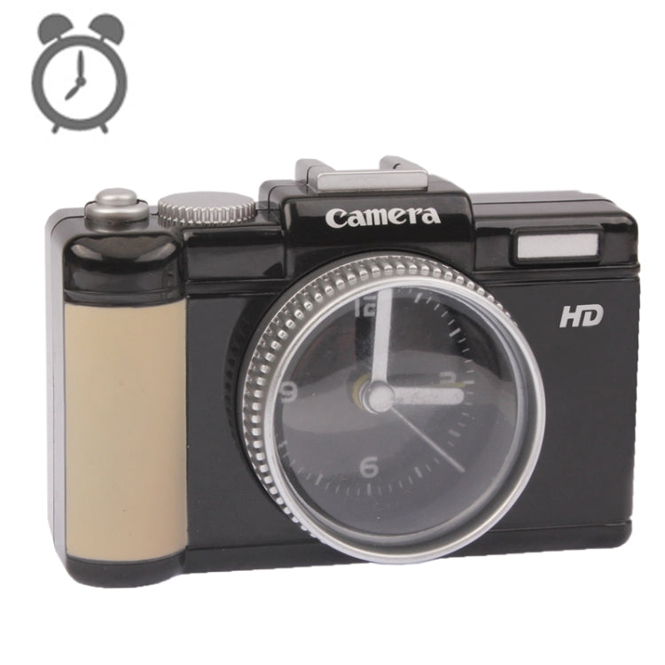 Creative Digital Camera Design Clock, Random Color Delivery (Brown, Magenta, Blue, Yellow, Black)(Black)