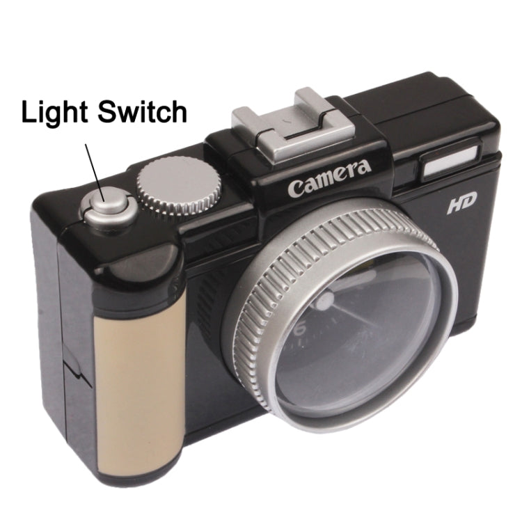Creative Digital Camera Design Clock, Random Color Delivery (Brown, Magenta, Blue, Yellow, Black)(Black)