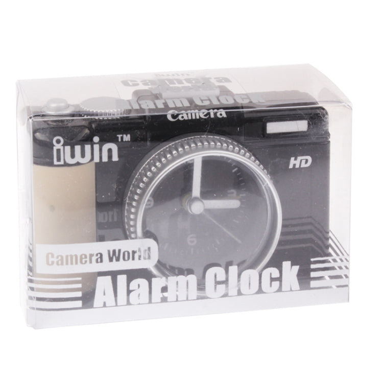 Creative Digital Camera Design Clock, Random Color Delivery (Brown, Magenta, Blue, Yellow, Black)(Black)