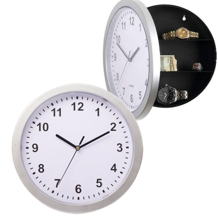 Wall Clock with Hidden Space Safe Clock for Valuables