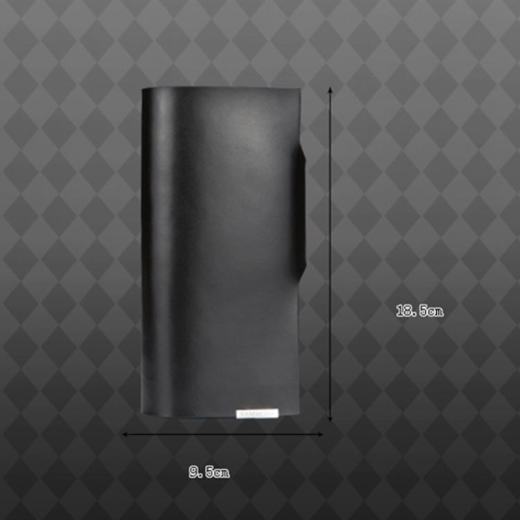 Fashionable Multifunction Genuine Leather Wallet / Clutch Bag for Men(Black)