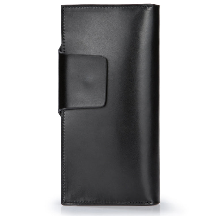 Fashionable Multifunction Genuine Leather Wallet / Clutch Bag for Men(Black)