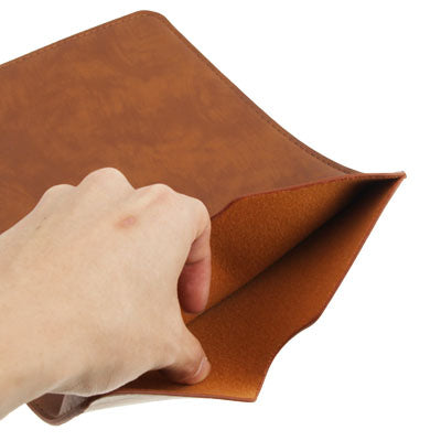 HSD-PT904 Soft Sleeve Leather Bag for 9.7 inch Tablet PC, Size: 26×19.7×0.5cm(Brown)