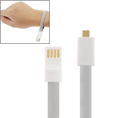 Pure Color Noodle Bracelet Style Magnet USB to Dock Cable for Galaxy S6 / S IV / i9500 / Note 8.0 /