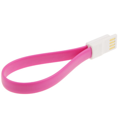 Pure Color Noodle Bracelet Style Magnet USB to Dock Cable for Galaxy S6 / S IV / i9500 / Note 8.0 /