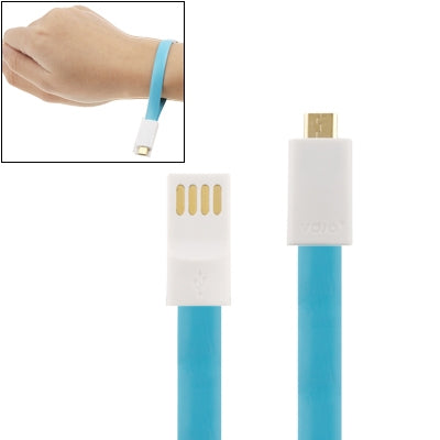 Pure Color Noodle Bracelet Style Magnet USB to Dock Cable for Galaxy S6 / S IV / i9500 / Note 8.0 /