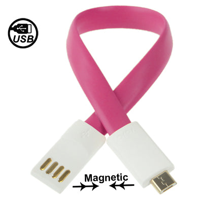 Magnet Micro USB Data Sync Charger Cable for Galaxy S IV / i9500 / i9300 / N7100 / Nokia / LG / HTC / Sony Xperia Series etc. Cable Length: 20cm