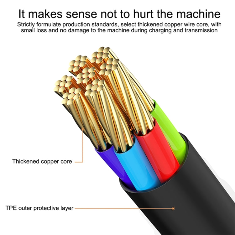 Micro USB Data Sync Charger Coiled Cable, Length: 27.5cm (can be extended up to 100cm)