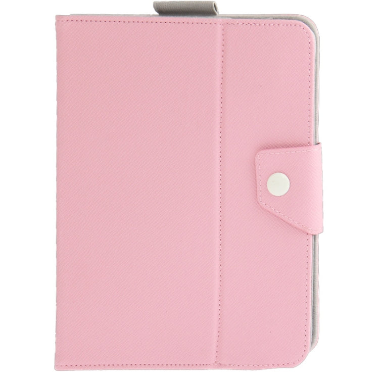 Cross Texture Leather Case with Elastic Hand Strap & Holder for 8.0 inch Tablet PC (Used for S-WMC-1648S, S-WMC-1644H, S-WMC-1643W, S-WMC-1638S),