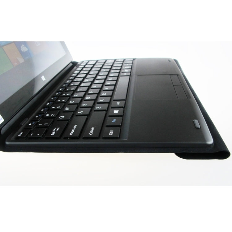 Keyboard + Leather Tablet Case with Holder for WIN 7 / WIN 8 / WIN 10, 10 inch / 10.6 inch Tablet(Black)