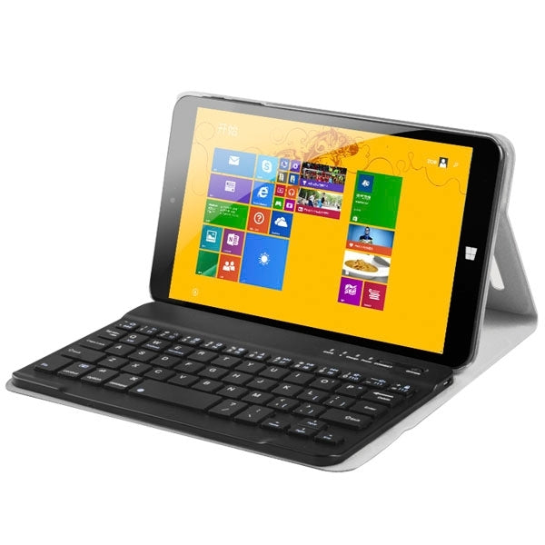 8 inch Tablet PC Leather Tablet Case with Keyboard and Holder for CHUWI VI8
