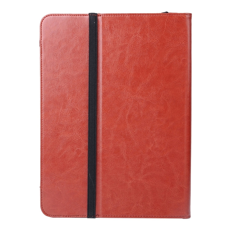 Crazy Horse Texture Universal Horizontal Flip Leather Case with Holder & Card Slots for 9.7 inch / 10.1 inch / 10.4 inch Tablet PC(Brown)