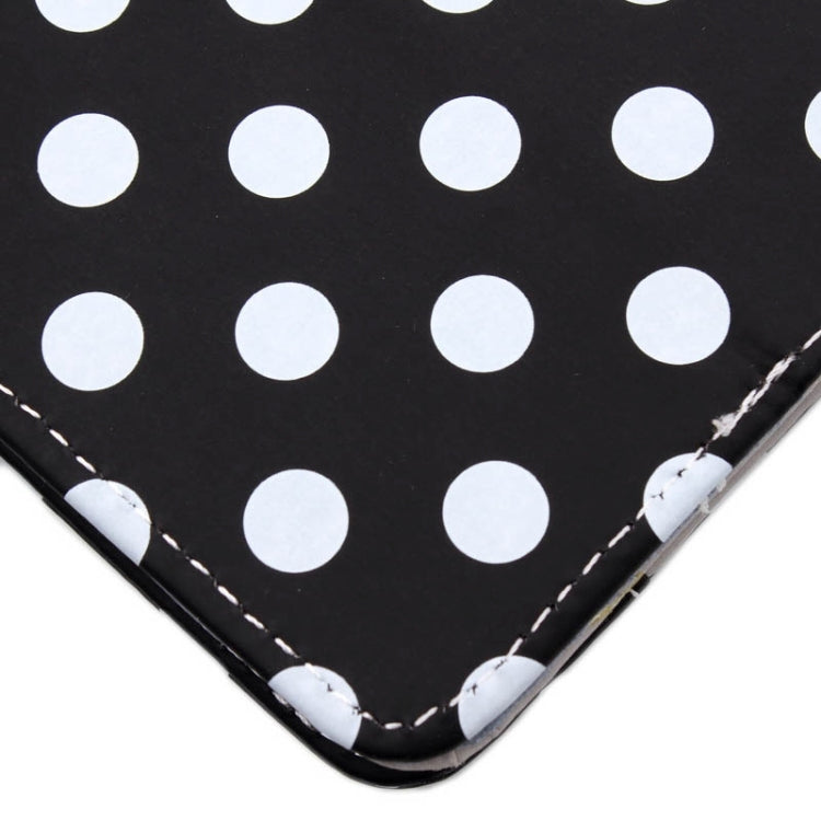 Universal Dot Pattern Horizontal Flip Leather Case with Holder for 7 inch Tablet PC