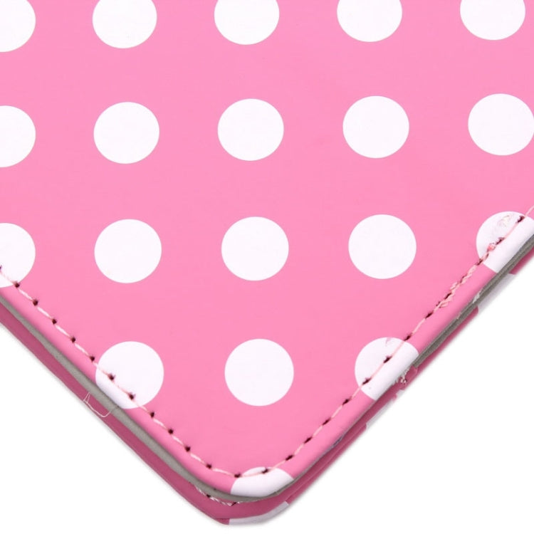 Universal Dot Pattern Horizontal Flip Leather Case with Holder for 7 inch Tablet PC
