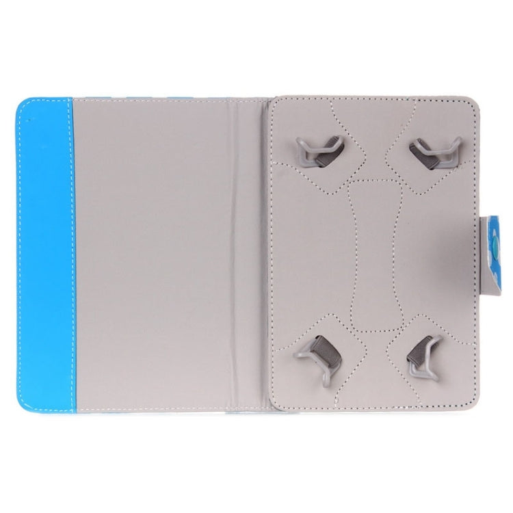 Universal Dot Pattern Horizontal Flip Leather Case with Holder for 7 inch Tablet PC