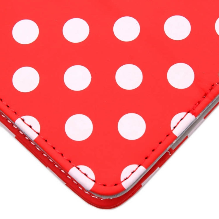 Universal Dot Pattern Horizontal Flip Leather Case with Holder for 7 inch Tablet PC
