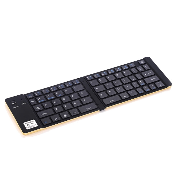 Universal 2-fold Bluetooth Keyboard, Compatible with iOS Android Windows System