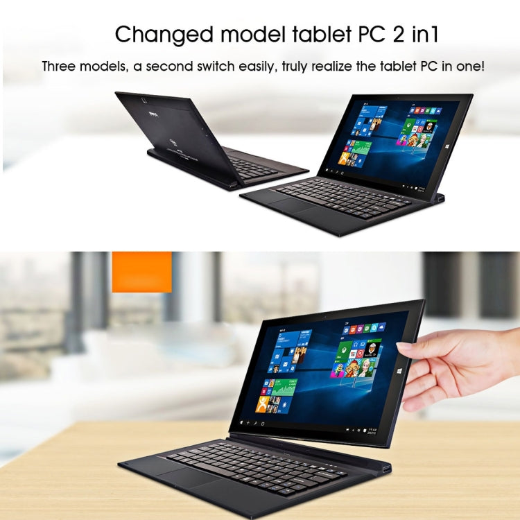 11.6 inch Tablet Magnetic Suction Keyboard for Teclast X2 Pro (S-WMC-0480B)(Black)