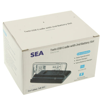 Desktop Charging Cradle 30pin Dock with Micro USB Sync Data Function for Galaxy Tablet PC (P1000 / P1010 / P7500 / P7510 / P7300 / P7100)(Black)