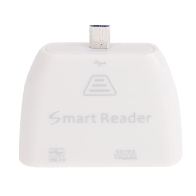 Micro USB Card Reader for Smartphone and Table, Support MS / M2 / SD (HC) / TF Memory Card