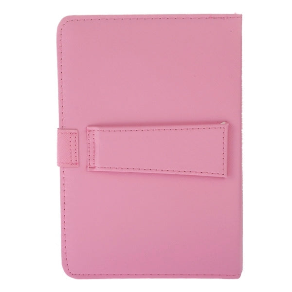 Universal Adjustable Cross Texture Leather Tablet Case with USB 2.0 Hard Key Keyboard, Suitable for 9.0 inch Tablet PC (Such as S-WMC-0285, S-WMC-0280, S-WMC-0265, S-WMC-0929, S-WMC-0948 etc.),