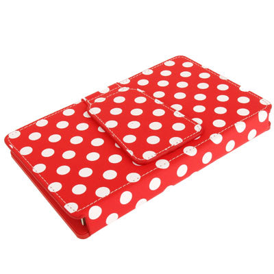 Universal Dot Pattern 3M Sticker Leather Tablet Case with USB 2.0 Silicone Keyboard, Suitable for 4.3~7.9 inch Tablet PC (Such as S-WMC-1645, S-WMC-1630, S-WMC-1622, S-WMC-1616, S-WMC-1606 etc.), Red(Red)