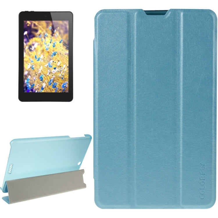 Silk Texture Thin Leather Case with Holder for Colorfly E708 3G PRO (S-WMC-2461)