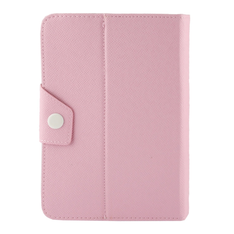 Cross Texture Leather Case with Elastic Hand Strap & Holder for 7 inch Tablet PC, Adjustable Size