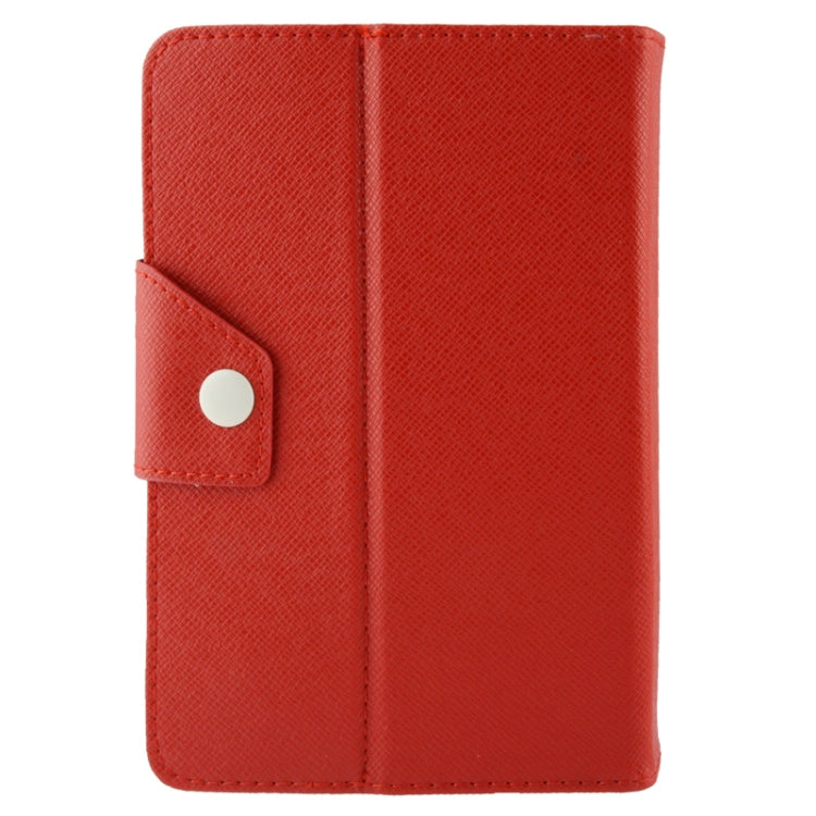 Cross Texture Leather Case with Elastic Hand Strap & Holder for 7 inch Tablet PC, Adjustable Size