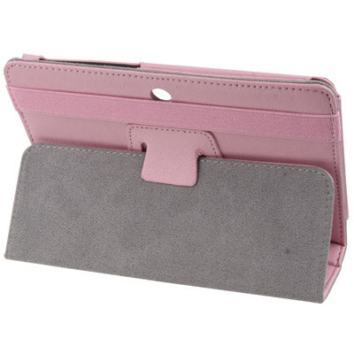 Litchi Texture Leather Case with Holder for Q8 7 inch Tablet PC