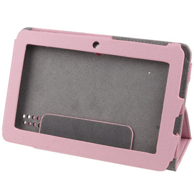 Litchi Texture Leather Case with Holder for Q8 7 inch Tablet PC