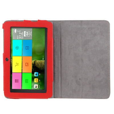 Litchi Texture Leather Case with Holder for Q8 7 inch Tablet PC