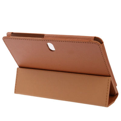 3-fold Litchi Texture Leather Case for Q8 Tablet PC