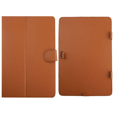 HSD-PT905 360 Degree Rotation Litchi Texture Leather Case with Magic Tape Holder for 9.7 inch Tablet PC(Brown)