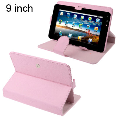 Detachable Litchi Texture Leather Case with Magic Tape & Holder for 9 inch Tablet PC, Adjustable Size