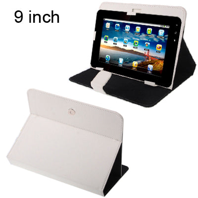 Detachable Litchi Texture Leather Case with Magic Tape & Holder for 9 inch Tablet PC, Adjustable Size