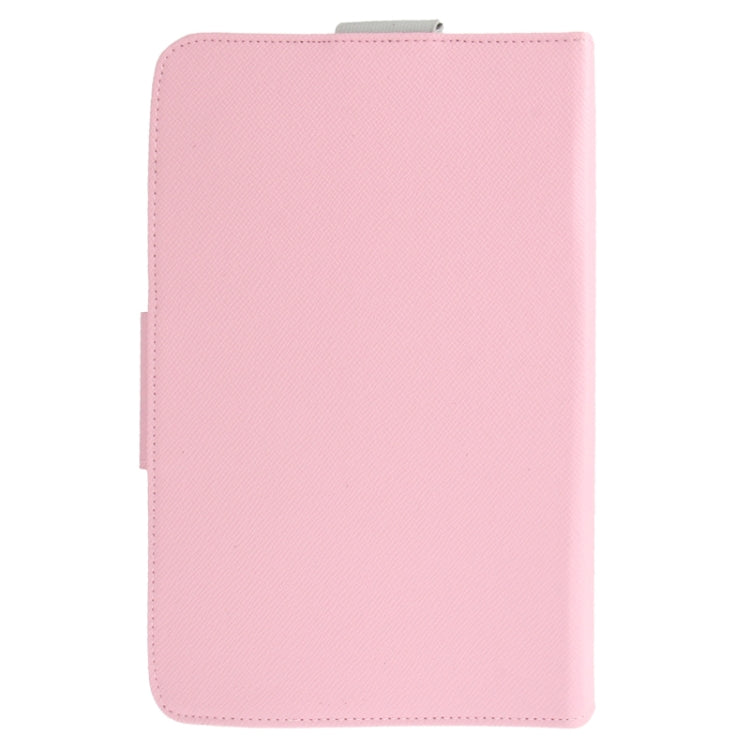 Cross Texture Leather Case with Elastic Hand Strap & Holder for 9 inch Tablet PC (Used for S-WMC-1504, S-WMC-1523, S-WMC-0296W, S-WMC-0956W ,S-WMC-0956B, S-WMC-0929R),