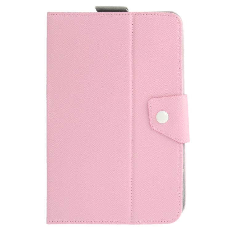 Cross Texture Leather Case with Elastic Hand Strap & Holder for 9 inch Tablet PC (Used for S-WMC-1504, S-WMC-1523, S-WMC-0296W, S-WMC-0956W ,S-WMC-0956B, S-WMC-0929R),